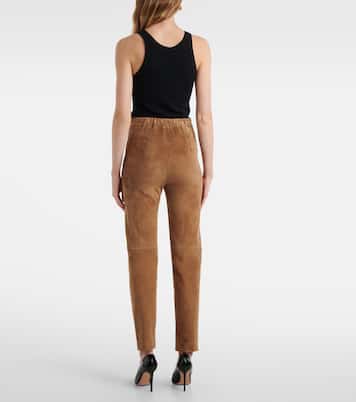 Pantalon slim Amleto en daim | 'S Max Mara