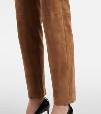 Pantalon slim Amleto en daim | 'S Max Mara