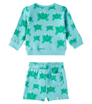 Baby cotton sweatshirt and sweatshorts set | Stella McCartney Kids