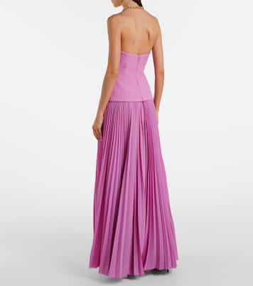 Robe longue bustier Britt | Solace London