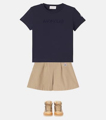 Besticktes T-Shirt aus Baumwoll-Jersey | Moncler Enfant