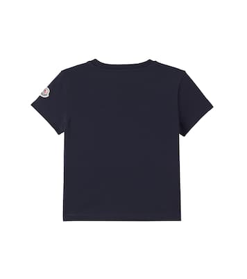 Besticktes T-Shirt aus Baumwoll-Jersey | Moncler Enfant