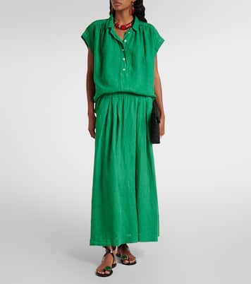 Elowen linen top | Velvet