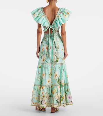 Cropped-Top Freefall aus Leinen  | Camilla