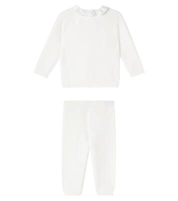 Baby set of cotton and cashmere sweater and pants | Chloé Kids