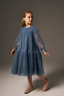 Carlota ruffled tulle dress | C'era Una Volta