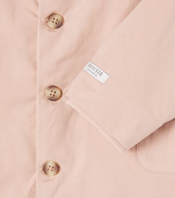 Baby Tjarda ruffled cotton jacket | Donsje