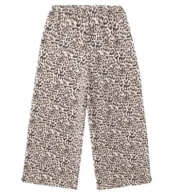 Leopard-print cotton sweatpants | The New Society
