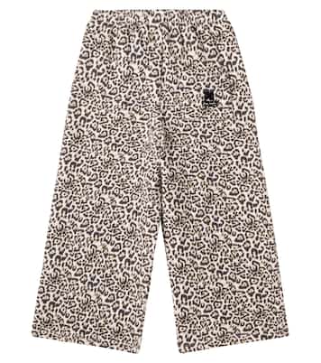 Leopard-print cotton sweatpants | The New Society