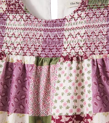 Melba patchwork cotton corduroy dress | The New Society