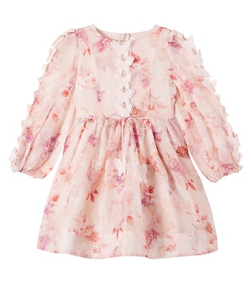 Alice floral linen and silk dress | Petite Amalie  
