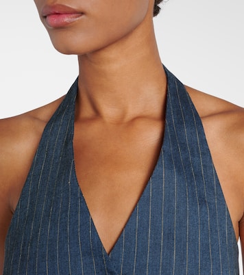 Weste Arabella aus einem Leinengemisch | Veronica Beard