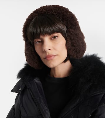Paraorecchie in shearling | Yves Salomon