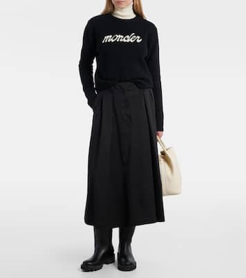 Cotton midi skirt | Moncler