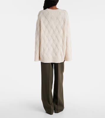 Oversized wool and cashmere sweater | Jardin des Orangers