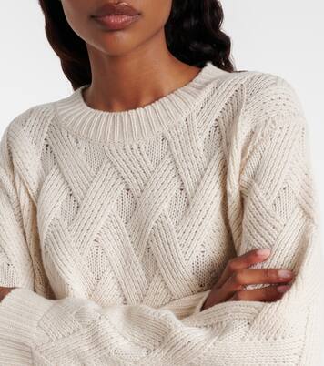 Oversized wool and cashmere sweater | Jardin des Orangers