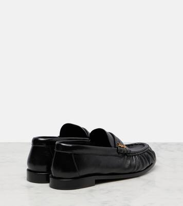 Leather penny loafers | Saint Laurent