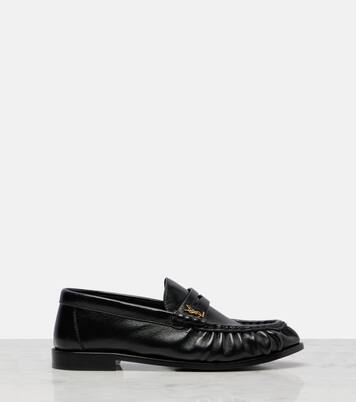 Leather penny loafers | Saint Laurent