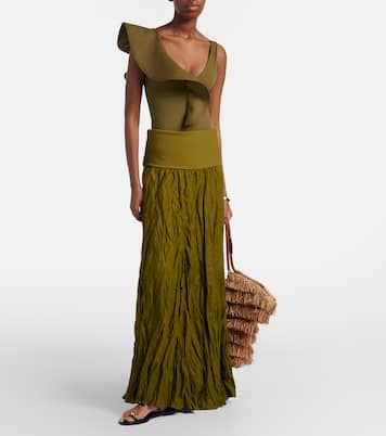 Falda larga en mezcla de lino | Johanna Ortiz