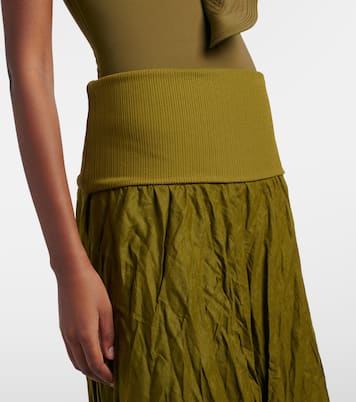 Falda larga en mezcla de lino | Johanna Ortiz