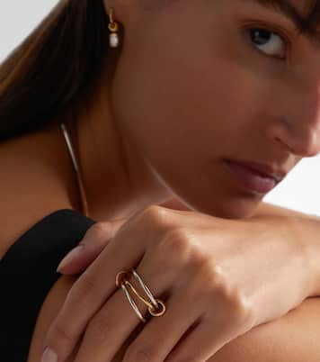 Ring Solarium aus 18kt Gelbgold (750/1000) und Sterlingsilber mit 18kt Roségold (750/1000) | Spinelli Kilcollin