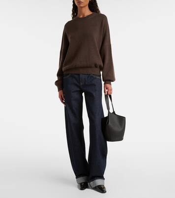 Lotus Mini leather tote bag | Khaite