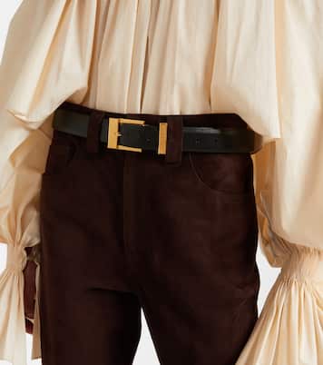 Manhattan leather belt | Khaite