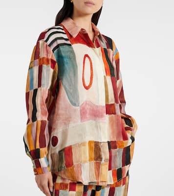 X LRNCE Hemd Marjorelle aus Leinen und Seide | Alémais