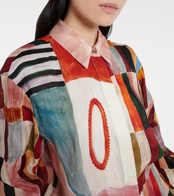 X LRNCE Hemd Marjorelle aus Leinen und Seide | Alémais