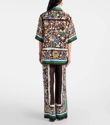 Maroc cotton wide-leg pants | Alémais