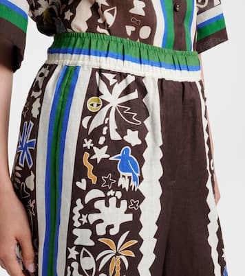 Maroc cotton wide-leg pants | Alémais