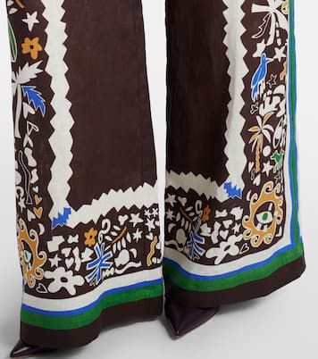 Maroc cotton wide-leg pants | Alémais