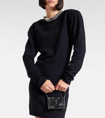 Verzierte Schultertasche Cassandre Micro | Saint Laurent