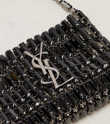 Verzierte Schultertasche Cassandre Micro | Saint Laurent