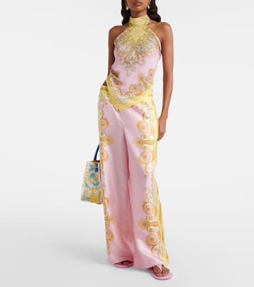 Top en georgette imprimée | Versace