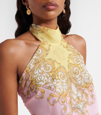 Top en georgette imprimée | Versace