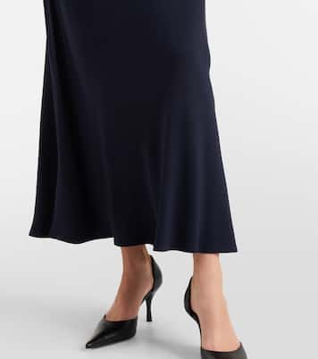 Bow-detail satin midi dress | Rixo