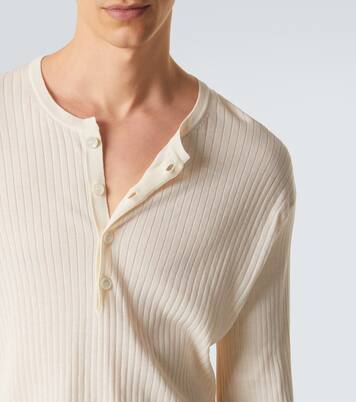 Henley-Top Fine aus Baumwolle | Our Legacy