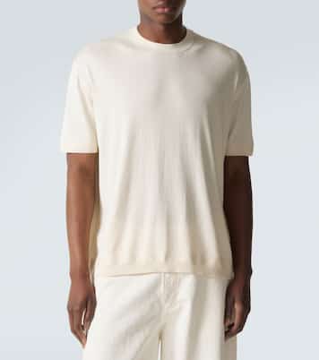 T-shirt en coton et soie | Moncler