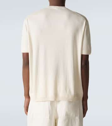 T-shirt en coton et soie | Moncler
