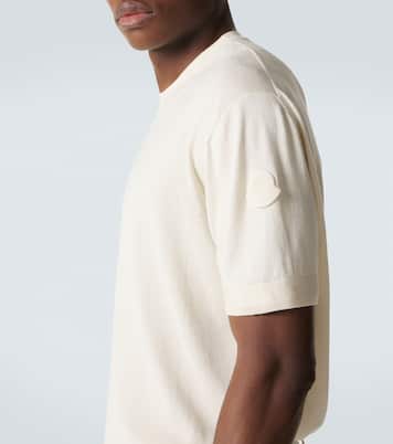 T-shirt en coton et soie | Moncler