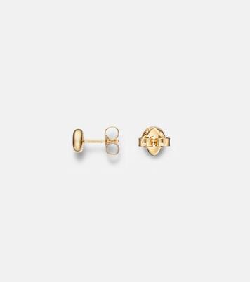 Pavé 18kt gold earrings with diamonds | David Yurman