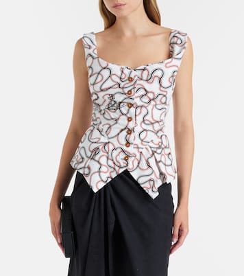 Monday printed cotton vest | Vivienne Westwood