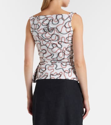 Monday printed cotton vest | Vivienne Westwood