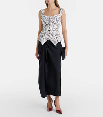 Monday printed cotton vest | Vivienne Westwood