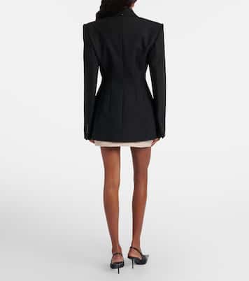 Minirock aus Wolle | Wardrobe.NYC