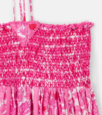 Bedrucktes Kleid Cycas  | Poupette St Barth Kids
