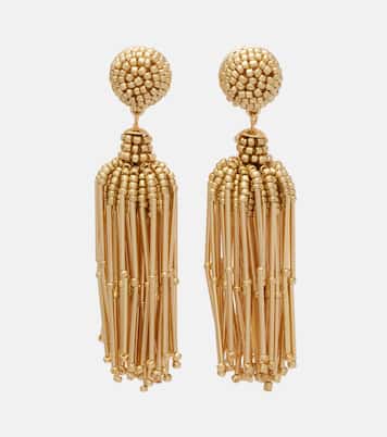 Beaded drop earrings | Carolina Herrera