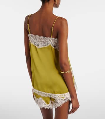 Top Hanna in satin con pizzo | Faithfull