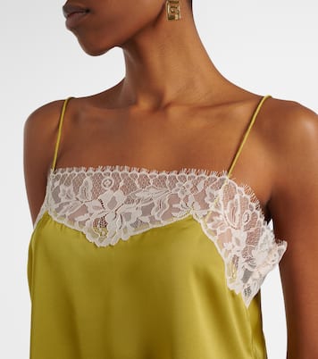 Top Hanna in satin con pizzo | Faithfull